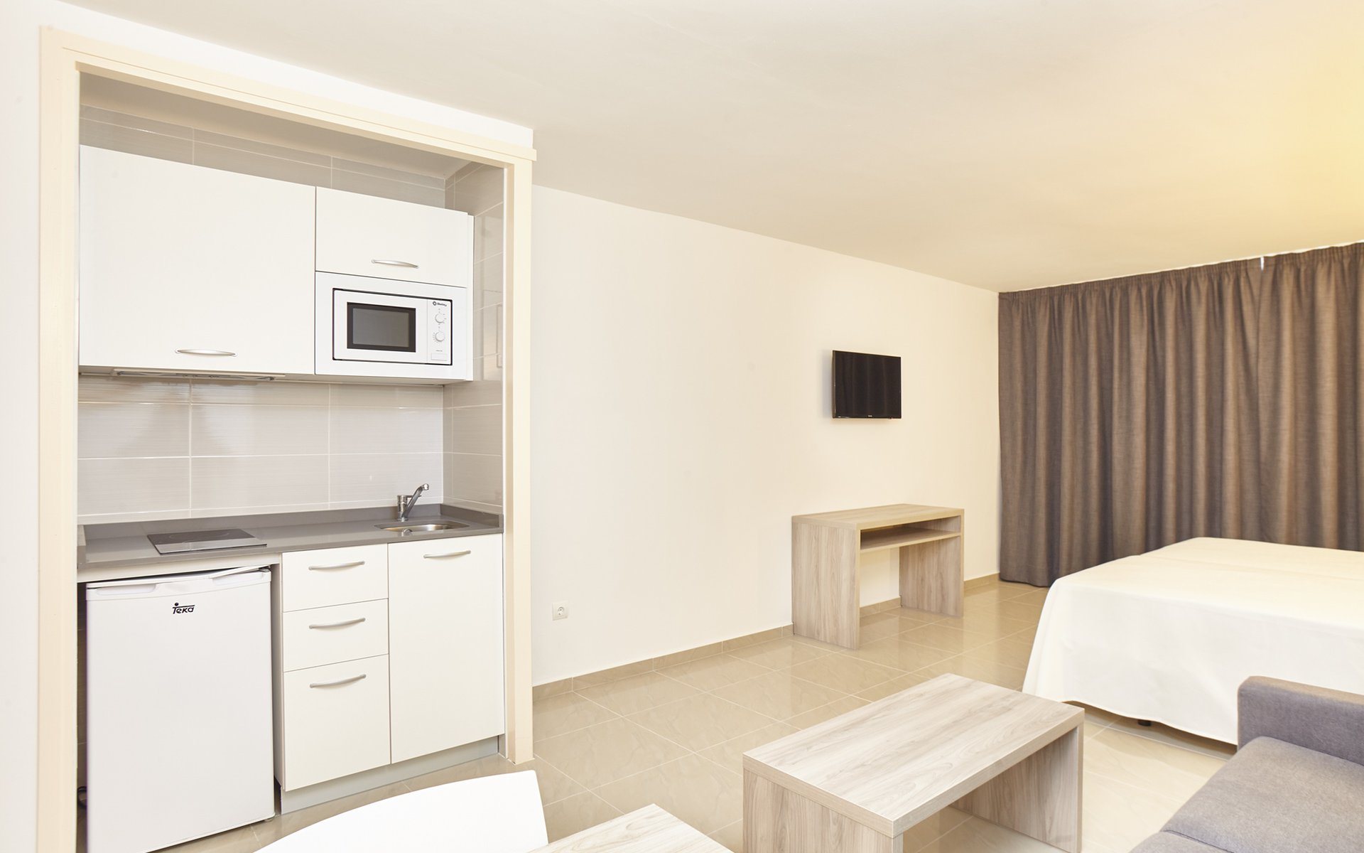 Interior living area with TV